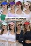 Women's Burgundy Visor Hat, Summer Sports Open Top Stretchy Hat, Beach Hat, Tennis Hat, - 3