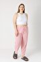 Large Size Cotton Pack Thin Breathable Fabric C Striped Heart Detail Pajama Bottoms - 2