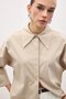 Button Detailed Shirt - Beige - 6
