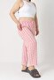 Large Size Cotton Pack Thin Breathable Fabric C Striped Heart Detail Pajama Bottoms - 4