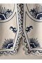 Embroidered Design Gabardine Jacket - 5