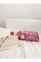 Pink Sequined Single Eyed Pen Holder Stylish Washable Zippered School Pencil Case - 4