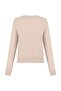 Beige 100% Cashmere Crew Neck Sweater - 2