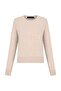 Beige 100% Cashmere Crew Neck Sweater
