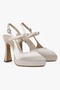 Women's Livia Ten Satin Platform Heeled Shoes - 2