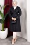 Belt Detail Ve İçi a Lined Trench Coat Black - 2