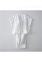 Zeyna Women's Set 100% Organic Cotton Muslin Cream