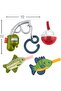 Squishseas Silicone Rattle Asstd. - 4