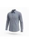Classic Wide Cut Gingham Patterned Long Sleeve Men's Shirt - 2
