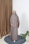 Dress Souffle Veil Suit Mink (Umre and Hajj Clothing) Hnt7032 - 3