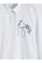 Lcw Comfort Blue Striped Women's Poplin Shirt - 7