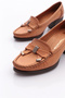 D24Ya-680 Women's Heeled Leather Shoes - 4