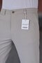Men's Anthracite Slim Fit Flexible Lycra Quality Linen Trousers - 3