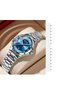 9107 Watches Women with Date Silver Stainless Steel Luxury Writs Watches for Women - 2