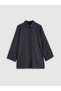 Lcw Everyday Navy Blue Striped Women's Shirt Tunic - 3