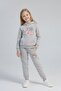 Kids 2-Piece Girls' Tracksuit Set Hooded Printed - 2