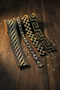 4-Piece Luxury Jacquard Ribbon Set - Gold Silver Woven Ribbon Decoration (2 Meters X 4 Pieces) - 8