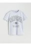 Xside gray crewneck california Printed women's t-shirt - 5