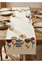 Star Bohemian Punch Embroidered Tasseled Cotton Table Runner (40X130Cm) - 5