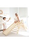 Natural Climbing Pikler with Ladder & Ramp Slide - Large - 4