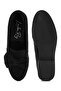 Women's Bow Accent Heeled Loafers In Black - 6