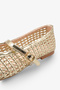 Nayre Women's Knitwear Ballet Flats - Gold - 5