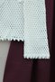 Mini Floral Embroidered Pompom Short Cardigan White - White - 3