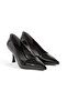 Luna Black Patent Leather Pointed Toe Stiletto