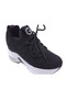 26Y300-4 Knitted Shoes with Filled Sole and Stone Accents - 6