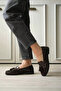 Bitter Brown Patent Leather Tasseled Women's Loafers Shoes Bp88Ms01B - 7