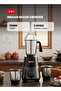 550W Mixer Grinder | 3-Speed + Pulse | Stainless Steel Jars | Heavy Duty | Black
