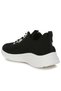 Women Contrasting Detail Lace-Up Sneakers in Black - 3