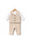 Baby Boy Vest Set 3-Piece Set Pocketed - 3