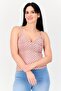 Women V Neck Allover Print Sleeveless Top, Multicolor