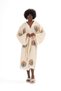 Muslin Kimono 100% Cotton Pieces Sun Eye Printed Patterned Bathrobe Kaftan Dressing Gown - 5