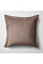 "Borla" - with Ears Solid Color Woven Cushion 50X50 (Inner Pillow Included)