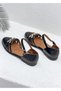 26Y-015-7100 Genuine De Leather Oka Detailled Women's Bab Ballet Flats K Daily Shoes - 5