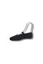325 Women's Black Stone Shoes Buckled Ballet Flats - 3