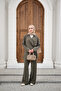 Women's Side-Tie Brooch Detail Set Khaki Green - 2