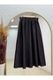 Anife Zippered Skirt with Bellows Detail on the Front Cupra Set-Mf256 Dark Brown - 6