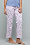 Printed Pyjama Bottoms with Drawstring Waist - 4