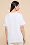 Stitch Print T-Shirt with Crew Neck and Short Sleeves - 5