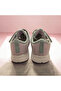 Girl's Closed Toe Breathable Fabric Velcro Sandals Lilac - 3