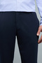 Solid Slim Fit Pants with Button Closure - 6