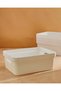 White 4 Piece Storage Bin Set