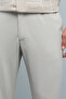 Solid Slim Fit Pants with Button Closure - 6