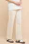 Solid Flared Jeans with Button Closure - 3