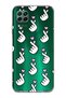 Huawei P40 Lite Compatible Finger Heart Patterned Transparent Phone Case