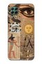Huawei P40 Lite Compatible Eye of Ra Patterned Transparent Phone Case