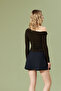 Ultralight Fabric Asymmetric Collar Top - 4